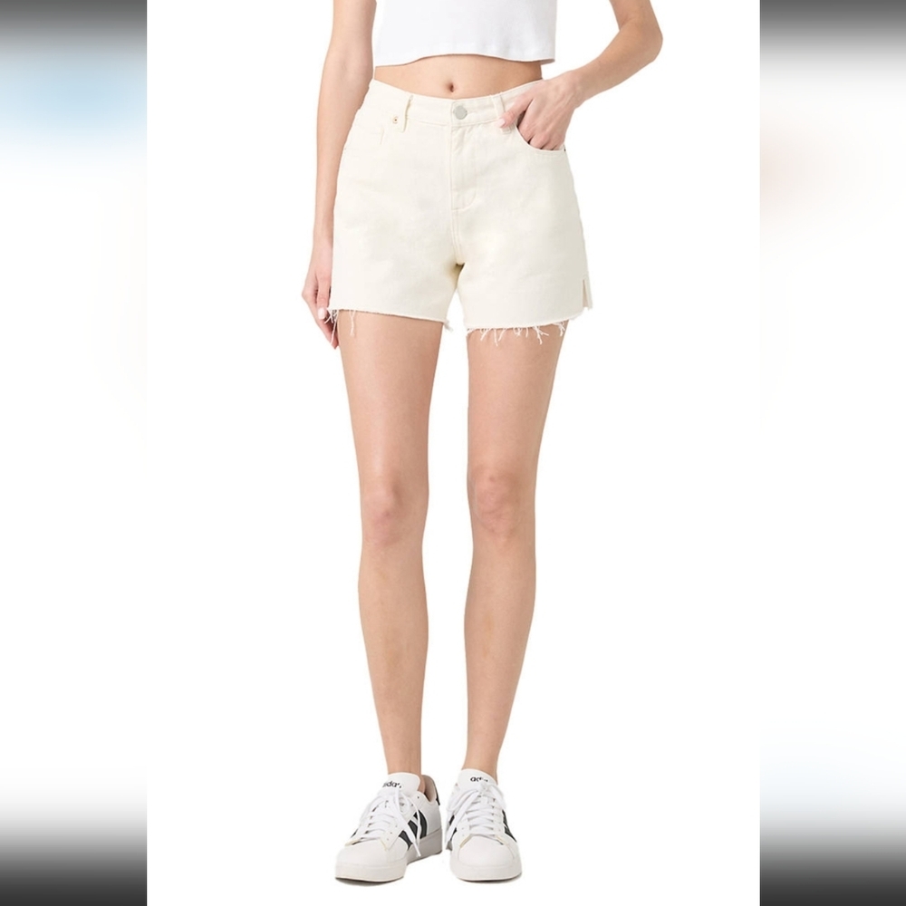 Blank‎ NYC "The mini Astor" White Cut Off Shorts Size 12
